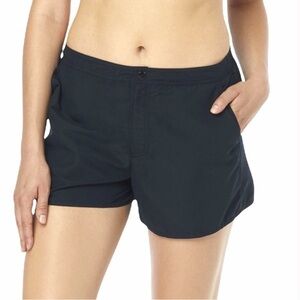EUC- Land’s End Lined Swim Short w/Zip & Button Fly